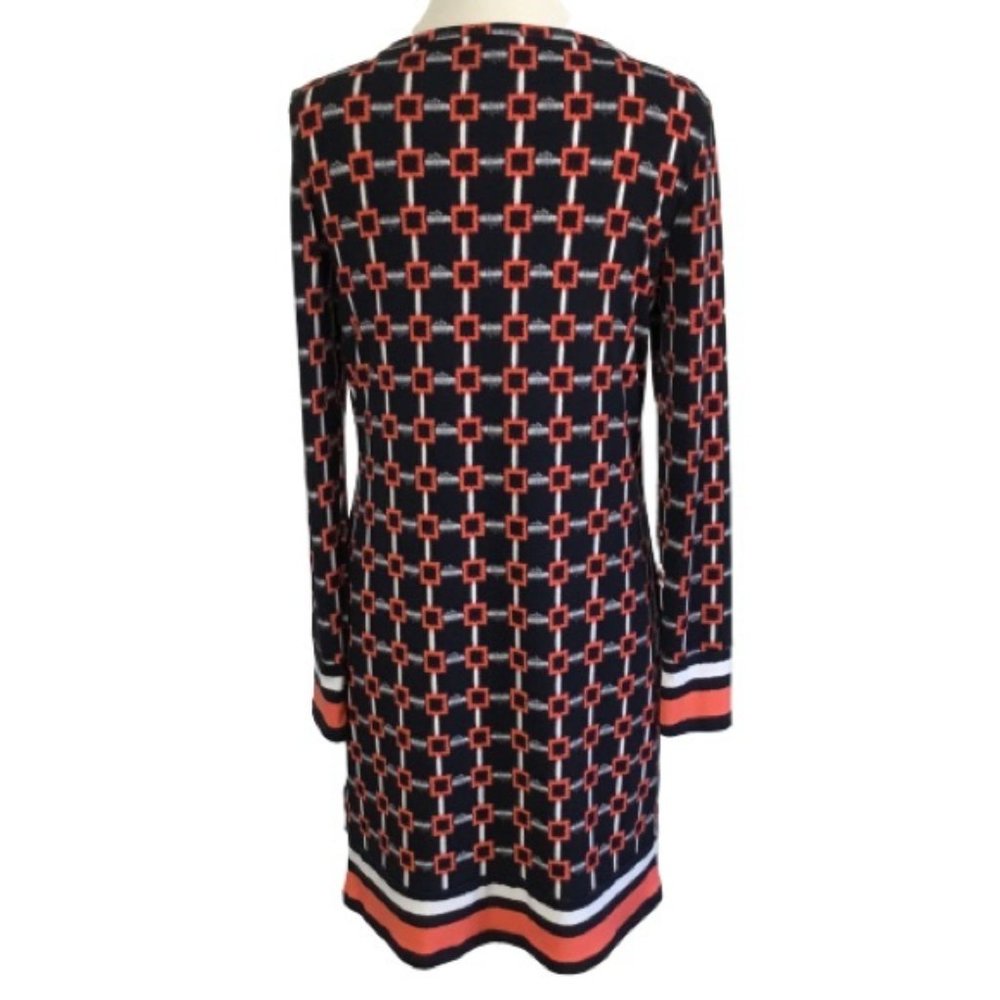 Michael Kors Patterned Shift Dress - Size M - Picture 2 of 3